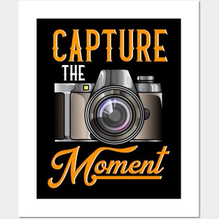 Capture The Moment Photography Camera Gift For Photographers Posters and Art